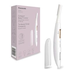 Panasonic ES-WR51 Epilatore Compatto per il Corpo, Rasoio da Donna, a Secco, Alimentato a Batteria (Necessaria 1 AAA), Cappuccio di Protezione, Spazzola di Pulizia, Bianco