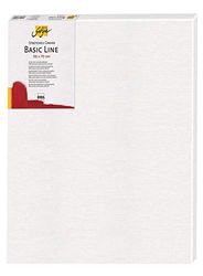 Kreul 65070 – Solo Goya Stretchad duk Basic Line, kilram ca. 50 x 70 cm, grundad med bomullscanvas, perfekt för olja, akryl och gouachfärg