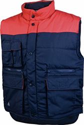 Delta plus indumentaria frio - vest zakken polyester katoen marineblauw rood M
