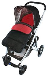 Chancelière/Cosy orteils Compatible avec Phil & Teds Verve Poussette Rouge feu