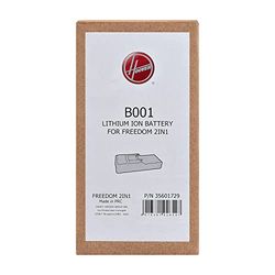 Hoover B01 Batterie d'Aspirateur Hoover, Compatible avec Les Aspirateurs Freedom 2in1 et Freedom Handy, Batterie d'origine, Rechargeable, Doublez l'Autonomie de Votre Balais Electrique