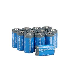 Amazon Basics - Pacote de 12 pilhas de lítio CR2 de longa duração, 800 mAh, 3 volts