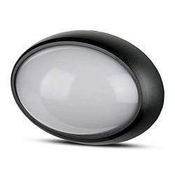 V-TAC LED-lamp, plastic, geïntegreerd, 12 W, zwart