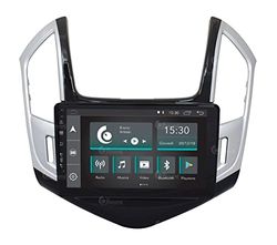 Autoradio Custom Fit per Chevrolet Cruze dal 2013 Nero/Argento Android GPS Bluetooth WiFi USB DAB+ Touchscreen 9" 4core Carplay AndroidAuto