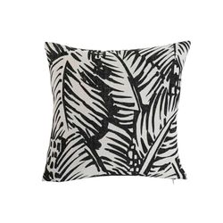 Home ESPRIT Kudde vit svart tryckt 45 x 15 x 45 cm