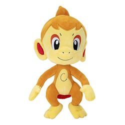 BANDAI JW2692 – Pokémon – plyschdjur Panflam (Chimchar) – 20 cm – mycket mjuk