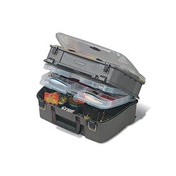 PLANO Guide, boîte de rangement double face pour matériel de pêche, boîte de rangement compacte, parfaite pour ranger leurres, appâts durs, appâts souples et autres articles de pêche