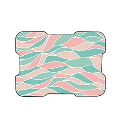 Bonamaison, Alfombrilla de ratón con impresión Digital, Base Antideslizante, para Oficina y hogar, tamaño: 22 x 18 cm
