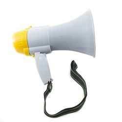 TEMPO DI SALDI Megafono Altoparlante Professionale Sirena Musica Registratore Portata 200 M