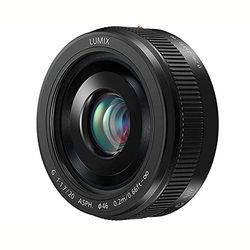 Panasonic H-H020AE-K Obiettivo intercambiabile Lumix G, F1.7, 20mm (35mm equivalente 40mm), Nero