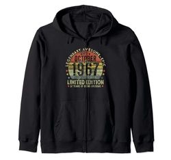 Legend Since October 1967 Vintage 57th Birthday Made in 1967 Sudadera con Capucha