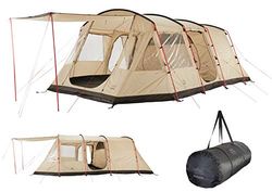 Grand Canyon DOLOMITI 6 - Tenda a Tunnel per 6 Persone | Tenda per Famiglie e Gruppi con Due Zone Notte | Mojave Desert (Beige)