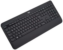 Logitech MK540 Advanced Wireless Keyboard and Mouse Combo for Windows, QWERTZ German Layout - Black