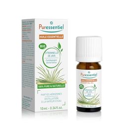 Puressentiel - Óleo essencial de citronela de Java - BIO - 100% puro e natural - AEBBD - 10 ml