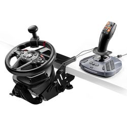 Thrustmaster T128 SimTask Pack con volante de carreras y FarmStick: Sistema completo de control y montaje para juegos de simulación agrícola para PC