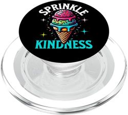 Diseño de helado Sprinkle Kindness para los amantes de la positividad PopSockets PopGrip para MagSafe