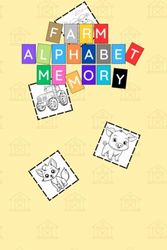 Farm Alphabet Memory zum ausmalen (Memory zum selber basteln): Bauernhof Alphabet Memory zum ausmalen (Memory zum selber basteln)