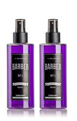 BARBER MARMARA Eau de Cologne pour homme (2 x 250 ml) - Après-rasage - Eau parfumée - Pour homme - Rafraîchit - Parfum homme - Désinfectant à 70° (2 x N°1)