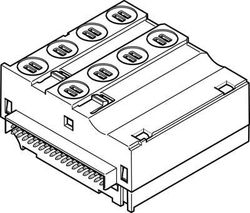Festo 560968 modelo vmpal-evap-10 – 2-4 eléctrica colector memoria