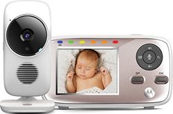 Motorola Nursery - MBP 667 Connect, WLAN-babyvakt med video, babyövervakningskamera med 2,8 tums (2.8 inch) färgskärm, 300 meter räckvidd