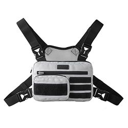 Fitdom Unisexe CP-2 Bagages-Sac à bandoulière, Blanc, Taille Unique