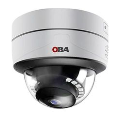 Oba Telecamera 4MP dome, PoE, Rilevamento Persona,Impermeabile IP66, Visione Nottura IR 30m, Audio e Slot scheda Micro SD OBA-EC401