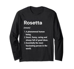 Rosetta Definizione del nome Dizionario divertente Maglia a Manica