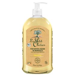LE PETIT OLIVIER - Lot De 6 - Pur Savon Liquide De Marseille - Glycérine - Nettoie La Peau En Douceur - Parfum De La Région De Grasse - 95% D'Origine Naturelle - Fabriqué En France - 750ml