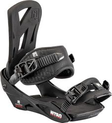 Nitro Herr STAXX '23 snowboard bindning, snowboardbindning, svart, M