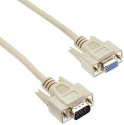 E + 2 m VGA-kabel verlenging voor monitoren