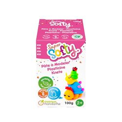 AVENUE MANDARINE SO0880100475C - Une Boite de 100 g de Pate A Modeler - SuperSofty - À partir de 2 ans - Rose