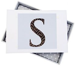 White Cotton Cards Alphabetics Inicial S Mini álbum de Fotos, Multicolor