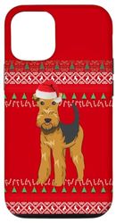 Carcasa para iPhone 14 Lakeland Terrier Navidad