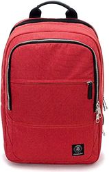 Office Backpack - INVICTA @Work - Red - BIZ M - Laptop sleeve up to 15