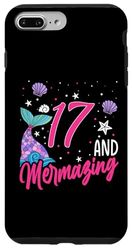 Custodia per iPhone 7 Plus/8 Plus 17 e Mermazing divertenti regali di compleanno per 17 anni