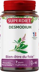 SUPERDIET - DESMODIUM - Phytothérapie - Bien-être du foie - Fabrication française - 45 gélules