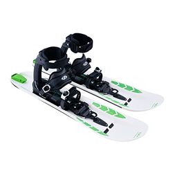 Crossblades Softboot sneeuwschoenen, wit, 36-46, 3-in-1 sneeuwschoen om op te stijgen, rijden, glijden, sneeuwschoenen voor skiën met wandelschoen