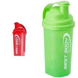 Best Body Nutrition Edition Shaker, Coctelera Deportiva, 700 ml & Shaker, verde , 700 ml