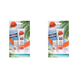Malibu Sun Duo Pack, SPF 50 Face Cream Sunscreen and SPF 30 Lip Balm Protection, Water Resistant, 2 Piece, 40ml and 5g (Pack of 2)