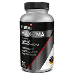 Maximuscle Max-ZMA | Zinc, Magnesium, Vitamin B6 & KSM-66 Ashwagandha for Recovery & Support | 90 Capsules - 1 Month Supply