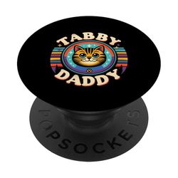 Tabby Daddy Orgulloso padre felino |||-- PopSockets PopGrip Adhesivo