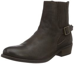 VERO MODA Dames VMJEANET leren biker boots, bruin (Seal Brown), 41, Bruin Seal Brown, 41 EU