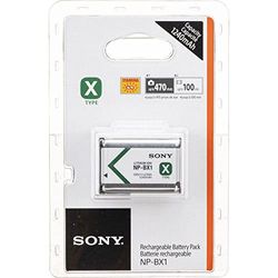 Sony NP-BX1 - Bateria para câmara de fotos para DSC-RX100, DSC-RX1 (Li-ion 1240 mAh), branco