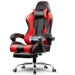 GTPLAYER 800a Chaise de Jeu, Métal, Rouge