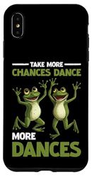 Take More Chances Dance More Dances Passione ballerina Custodia per iPhone XS Max