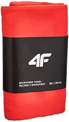 4F H4L20-RECU001-62N Sports Towel Red, 80 cm x 130 cm