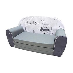 KNORRTOYS.COM 68449 Bear Canapé pour Enfant Gris