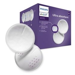 Philips Avent SCF254/61 Discos absorventes descartáveis para amamentação, embalagem de 60 discos absorventes para uso diário ou de noite, branco