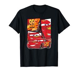 Pixar Cars Lightning McQueen Grid Camiseta