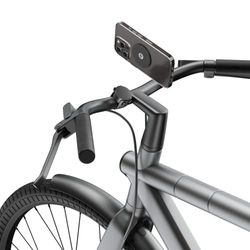 Shapeheart, Uchwyt na telefon magnetyczny rower z bardzo cienką metalową płytką. Mobilny stojak rowerowy, deskorolka, motocykl. Uniwersalny i antyodblaskowy